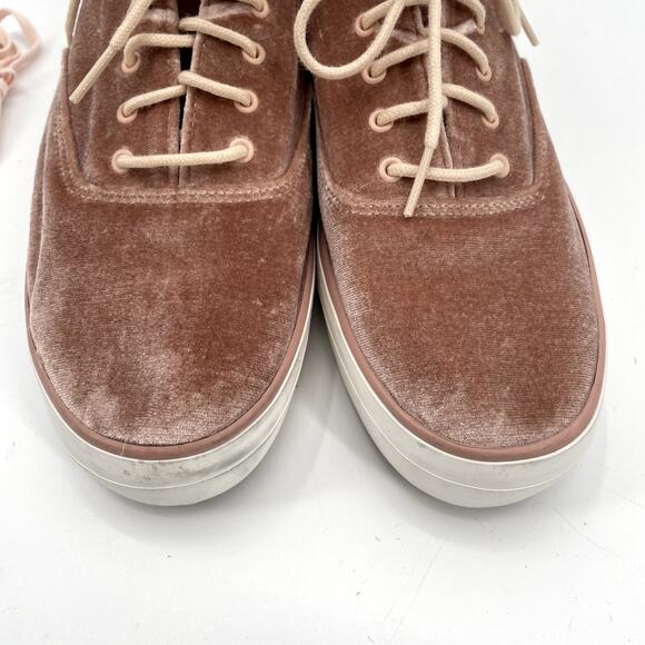 KEDS Velvet Rise Platform Sneakers in Light Pink // 10 - Picture 4 of 10